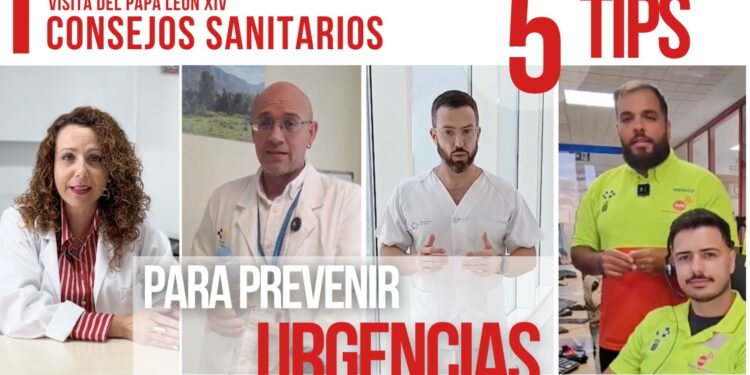 Sanidad recuerda las recomendaciones saludables para la ciudadanía que acuda a los actos del papa León XIV