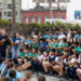 El proyecto Un timple en mi cole celebra su fin de curso con un multitudinario pasacalles en Triana