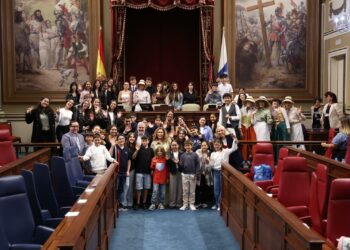 Un momento tras el pleno
