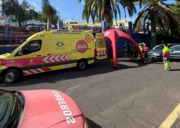 El SUC y Bomberos de Tenerife colaboran en una jornada de formación con la Universidad Europea de Canarias