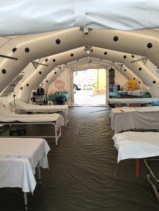 Parte de los recursos del dispositivo sanitario