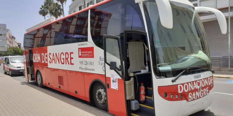 Una unidad móvil de donación de sangre está operativa esta semana en Arucas