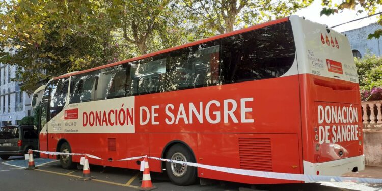 Hemodonación y Hemoterapia activa hasta el jueves una unidad móvil de donación de sangre en Santa Brígida