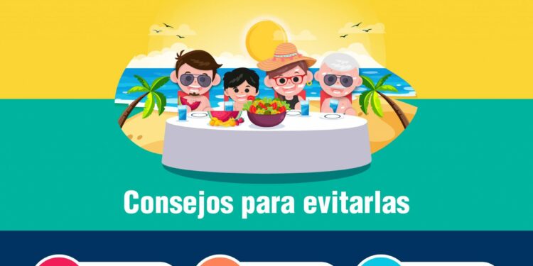 Salud Pública recuerda las recomendaciones básicas para evitar toxiinfecciones alimentarias durante el verano