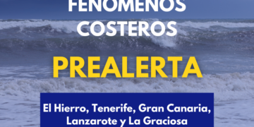 El Gobierno de Canarias declara la prealerta por fenómenos costeros