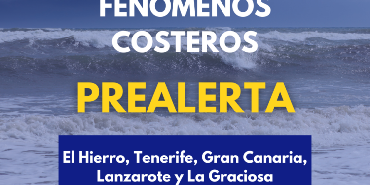 El Gobierno de Canarias declara la prealerta por fenómenos costeros