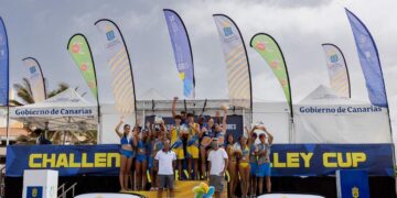 Gran Canaria conquista los títulos de vóley playa en los Campeonatos de Canarias en Edad Escolar