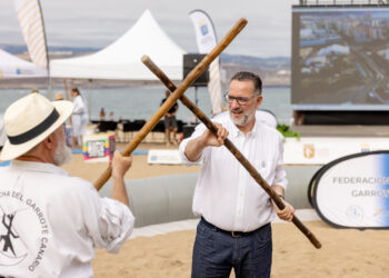 Poli Suárez destaca el papel de Canarias en la proyección internacional de los deportes tradicionales