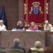 Un momento durante el acto