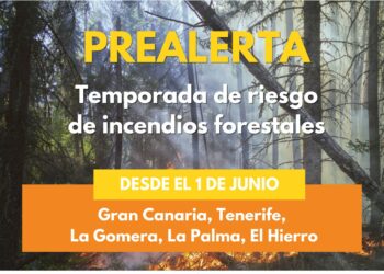 El Gobierno finaliza la alerta por riesgo de incendios forestales en las islas occidentales y Gran Canaria
