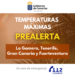 El Gobierno actualiza a prealerta por temperaturas máximas en La Gomera, Tenerife, Fuerteventura y Gran Canaria