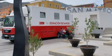 Hemodonación y Hemoterapia activa hoy una campaña de donación de sangre en San Mateo