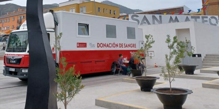 Hemodonación y Hemoterapia activa hoy una campaña de donación de sangre en San Mateo