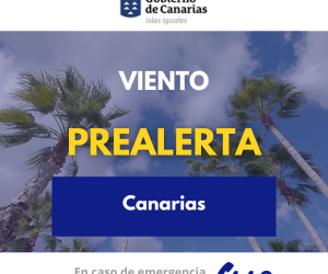El Gobierno actualiza la situación a prealerta por viento en todo el Archipiélago