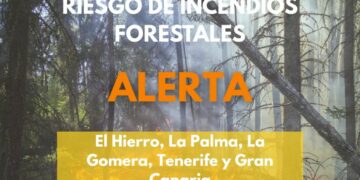 El Gobierno de Canarias actualiza la situación pasando a alerta por riesgo de incendios forestales en Gran Canaria