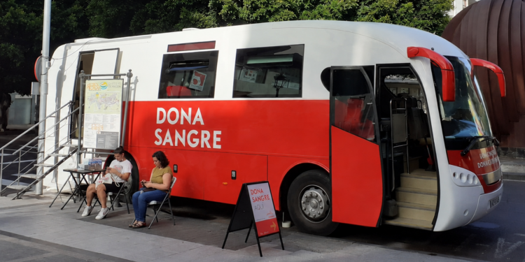 Una unidad móvil facilita esta semana la donación de sangre en Los Llanos de Aridane