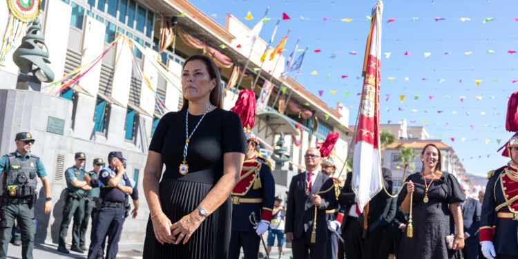 Un momento durante los actos en Candelaria
