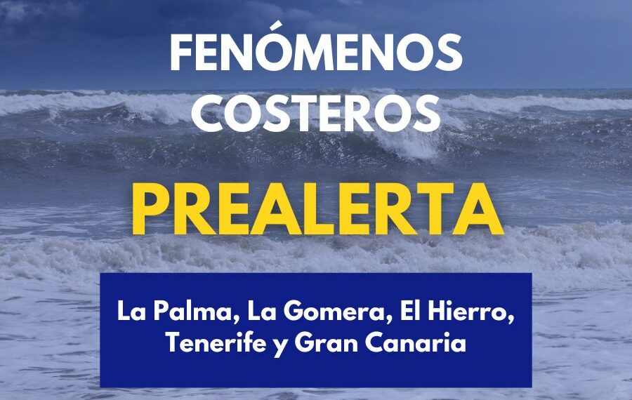 El Gobierno declara la situación de prealerta por fenómenos costeros en islas occidentales y Gran Canaria