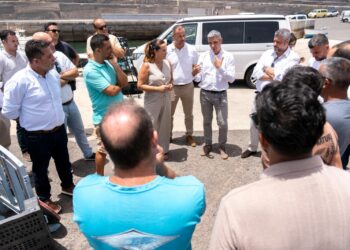 El Gobierno de Canarias inicia las obras de renovación del muelle pesquero de El Cotillo
