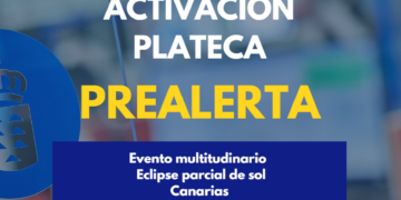 El Gobierno activa el PLATECA por evento multitudinario ante el eclipse parcial de sol en Canarias