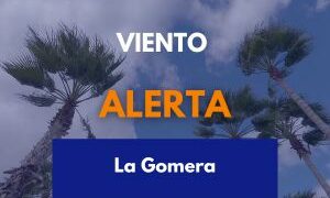 El Gobierno de Canarias actualiza la situación y declara la alerta por viento en la isla de La Gomera