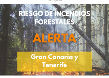 El Gobierno de Canarias declara la alerta por riesgo de incendio forestal en Gran Canaria y Tenerife