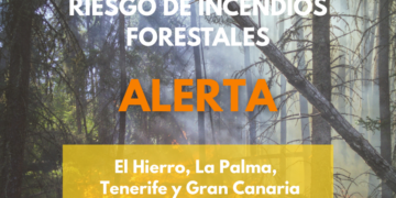 El Gobierno actualiza la alerta por riesgo de incendio forestal a La Palma, El Hierro, Tenerife y Gran Canaria