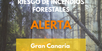 El Gobierno actualiza y mantiene la alerta por riesgo de incendio forestal en Gran Canaria