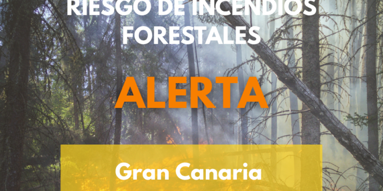 El Gobierno actualiza y mantiene la alerta por riesgo de incendio forestal en Gran Canaria