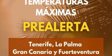 El Gobierno actualiza la situación y amplía la prealerta por temperaturas máximas a La Palma y Fuerteventura