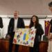 Clavijo resalta el talento canario en un encuentro con la alumna herreña autora de la postal navideña del Gobierno