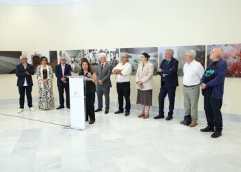 Un momento durante la inauguración