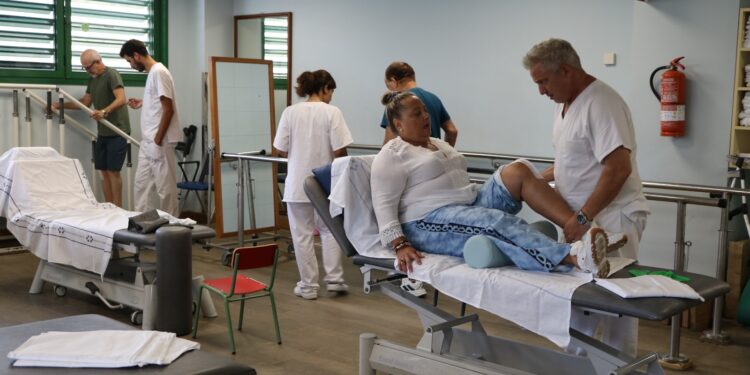 Los Fisioterapeutas del Molina Orosa incrementan un 8,5 por ciento su actividad asistencial