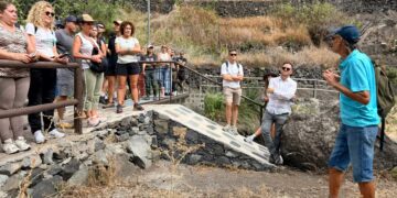 Rutas 2030 aborda en La Gomera nuevas soluciones para hacer frente al rabo de gato y recuperar la cultura del agua