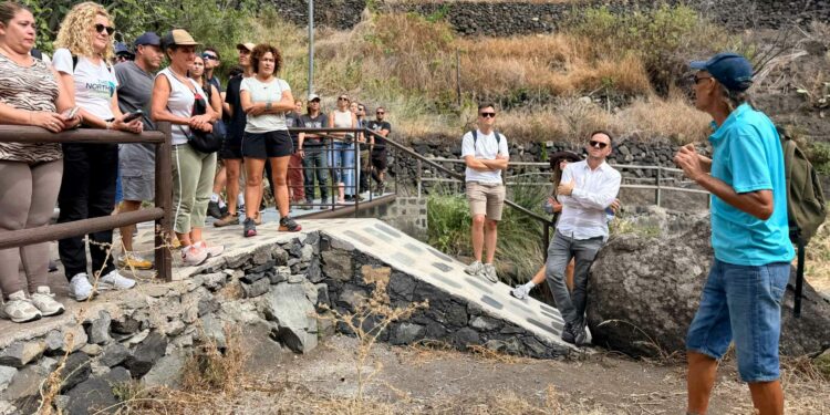 Rutas 2030 aborda en La Gomera nuevas soluciones para hacer frente al rabo de gato y recuperar la cultura del agua