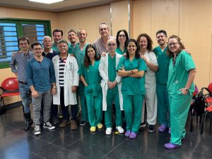Profesionales del servicio de Cirugía  del Hospital Molina Orosa
