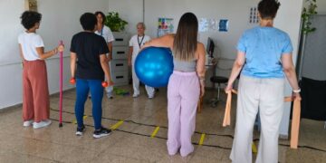 El servicio de Fisioterapia del Hospital La Candelaria realiza unas 95.000 sesiones de tratamientos al año