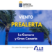 El Gobierno de Canarias declara la prealerta por viento en Gran Canaria y La Gomera
