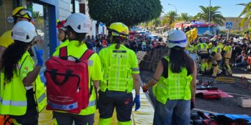 El SUC coordina el dispositivo sanitario desplegado en el simulacro de erupción volcánica en Tenerife