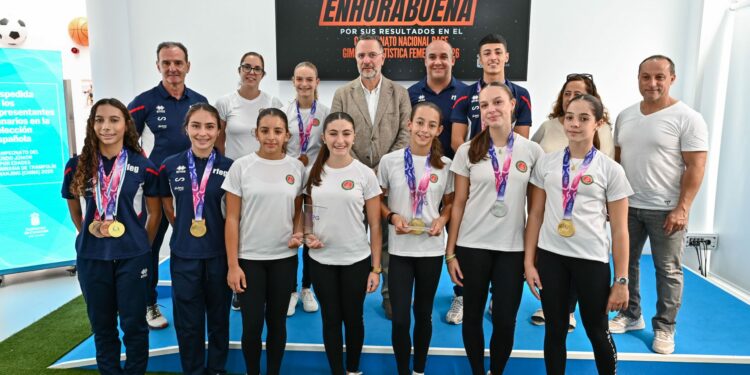 Poli Suárez pone en valor el trabajo de cantera de la gimnasia canaria y los éxitos de sus jóvenes deportistas