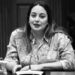 La diputada Cristina Calero durante una comisión