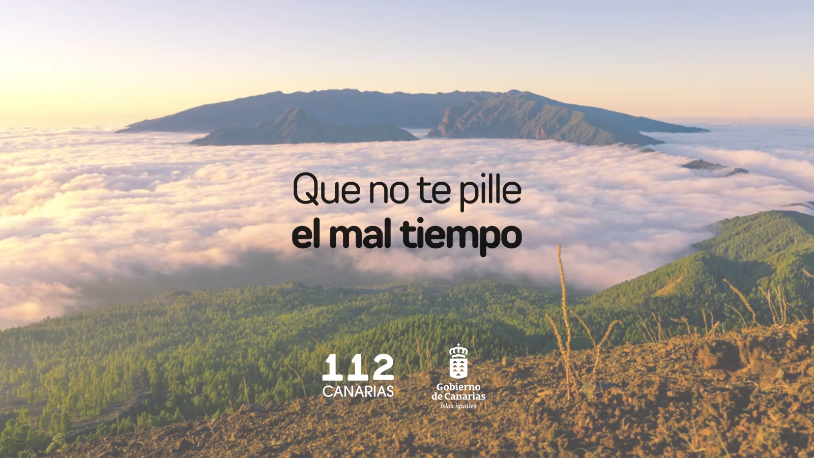Imagen campaña 'Que no te pille el mal tiempo'