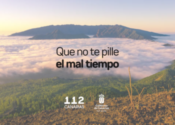 ‘Que no te pille el mal tiempo’, la campaña del 112 Canarias para prevenir los riesgos asociados al otoño