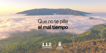 ‘Que no te pille el mal tiempo’, la campaña del 112 Canarias para prevenir los riesgos asociados al otoño