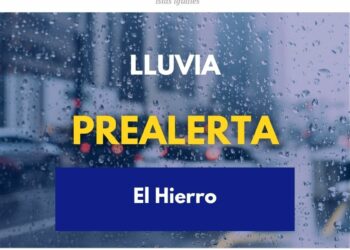 El Gobierno de Canarias declara la prealerta por lluvia en El Hierro