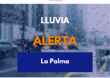 El Gobierno de Canarias actualiza la situación a alerta por lluvias en La Palma