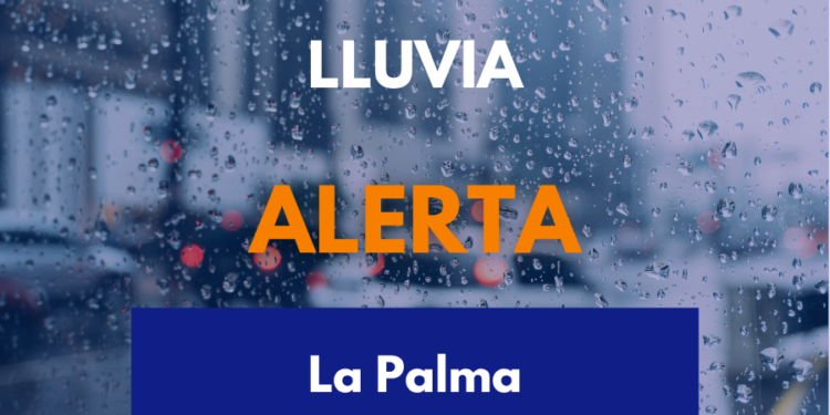 El Gobierno de Canarias actualiza la situación a alerta por lluvias en La Palma