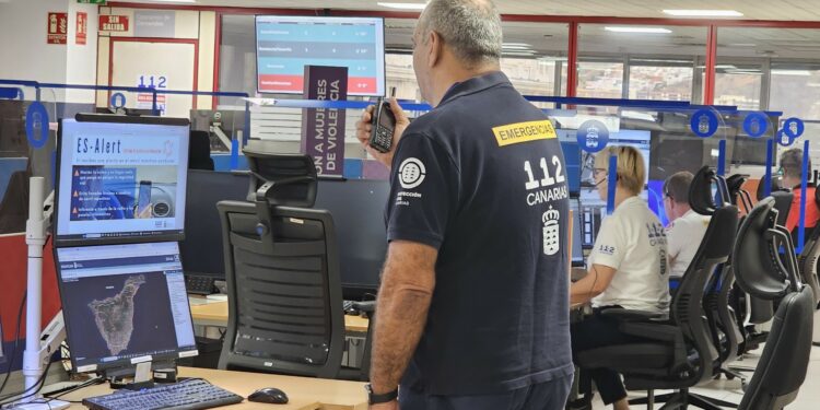 El sistema de aviso a la población en caso de emergencia ES-Alert se prueba mañana jueves 22 de octubre en Tenerife