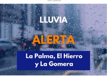 El Gobierno de Canarias actualiza la situación y declara alerta por lluvias en El Hierro, La Gomera y La Palma