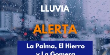 El Gobierno de Canarias actualiza la situación y declara alerta por lluvias en El Hierro, La Gomera y La Palma